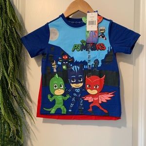 💥NWT💥 Pj masks shirt with removable cape ⭐️